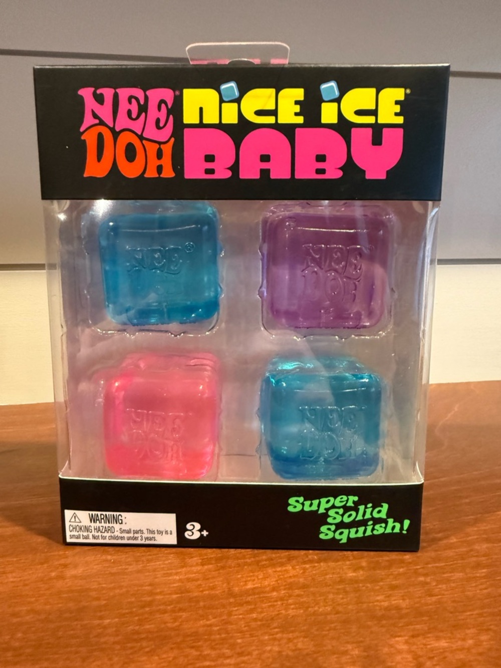 NeeDoh Nice Ice Baby 4 pack - Purple, Pink, Blue